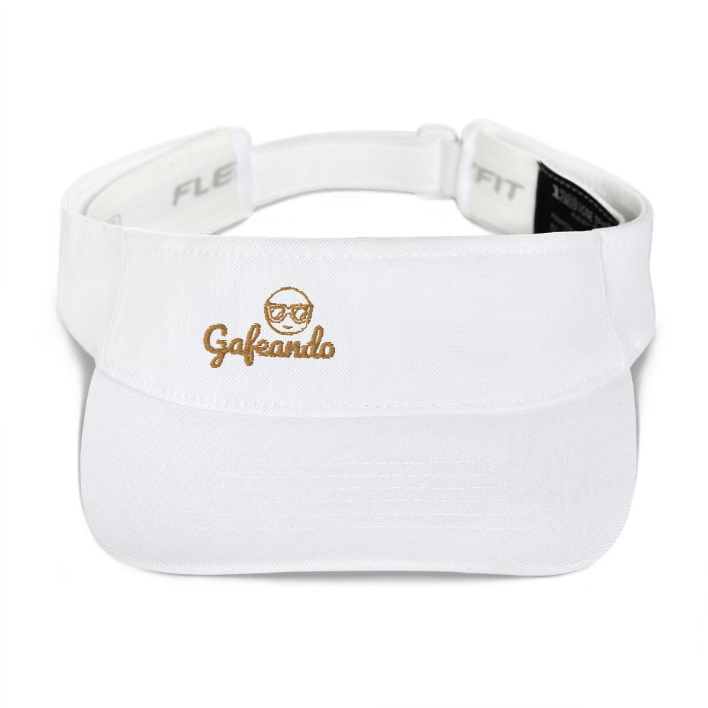 Visera blanca-Gold Gafeando