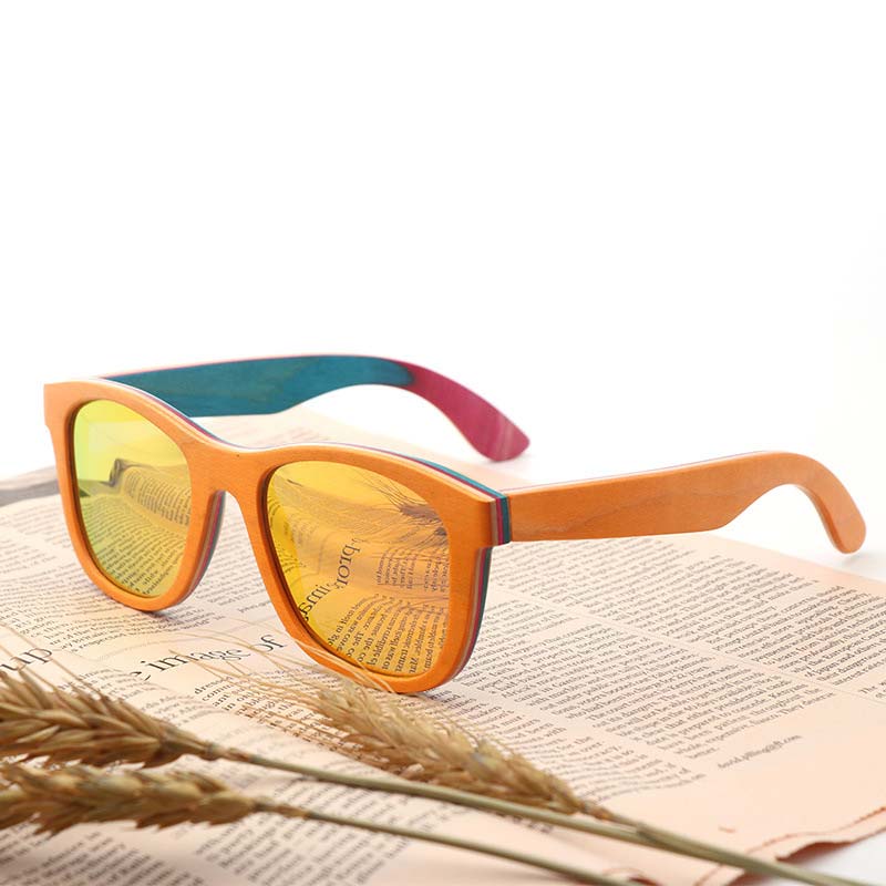 Gafeando “Rainbow” · Gafas de sol de madera polarizadas UV400