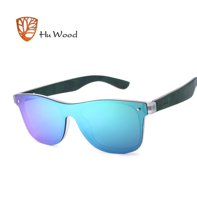 HU WOOD. Gafas de sol de madera de bambú unisex. Polarizadas. UV400