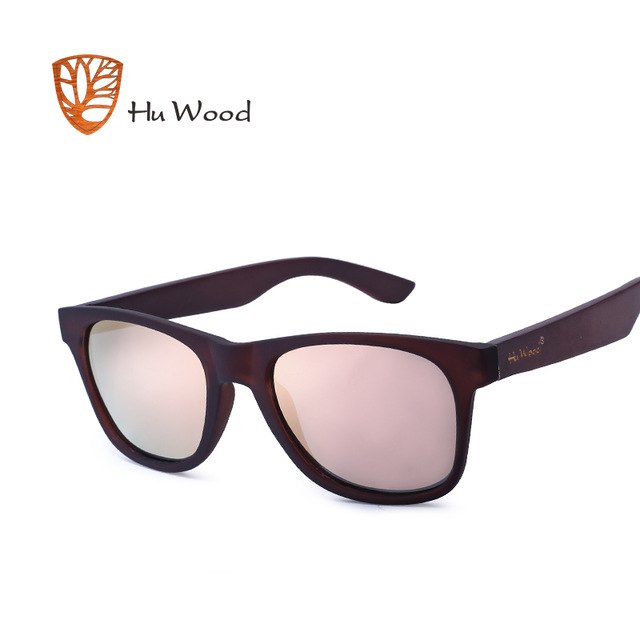 HU WOOD. Gafas de sol de madera de bambú unisex. Polarizadas. UV400