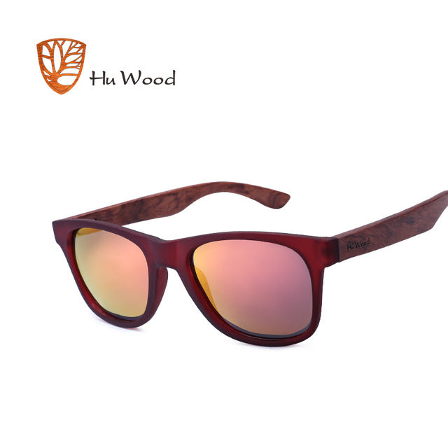 HU WOOD. Gafas de sol de madera de bambú unisex. Polarizadas. UV400