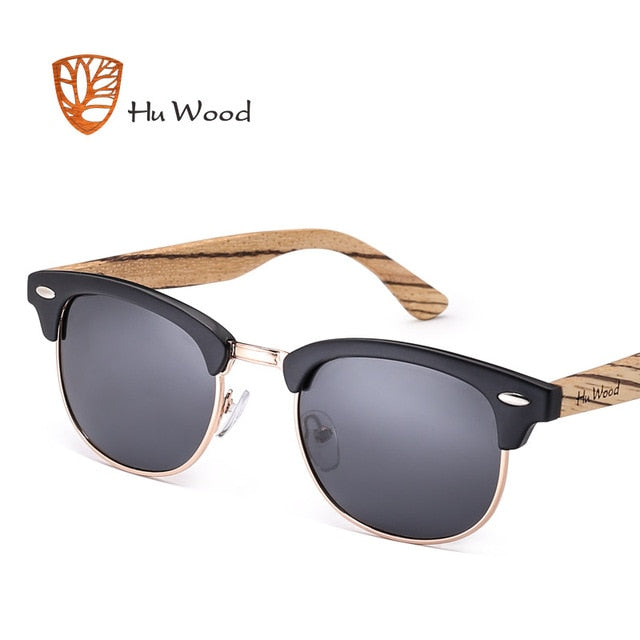 HU WOOD. Gafas de sol de madera de bambú unisex. Polarizadas. UV400