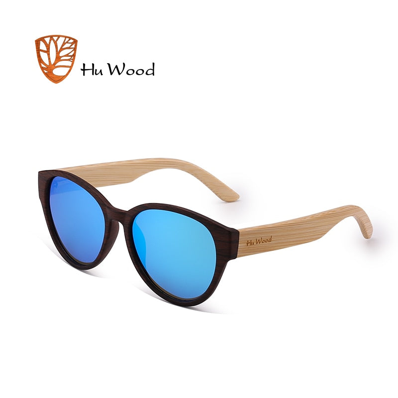 HU WOOD. Gafas de sol de madera de bambú unisex. Polarizadas. UV400