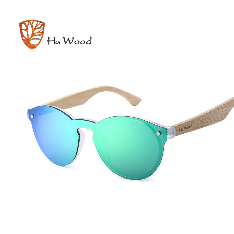HU WOOD. Gafas de sol para mujer de madera multicolor.