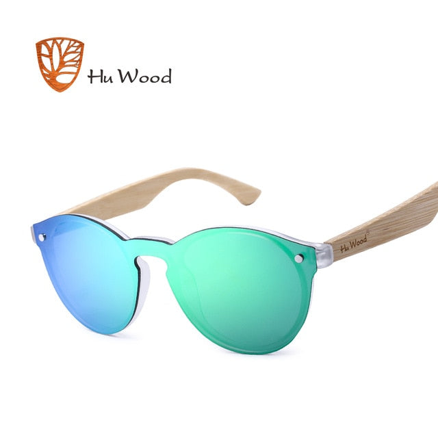HU WOOD. Gafas de sol para mujer de madera multicolor.
