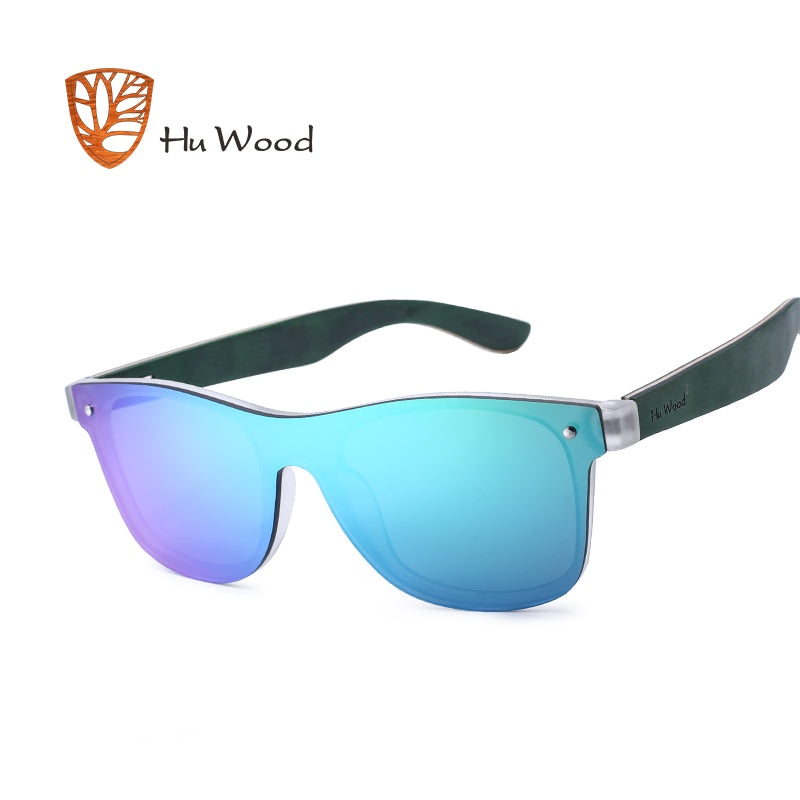 HU WOOD. Gafas de sol de madera de bambú unisex. Polarizadas. UV400