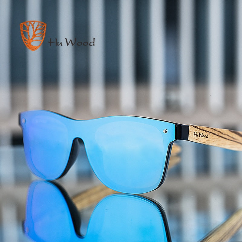 HU WOOD. Gafas de sol de madera de bambú unisex. Polarizadas. UV400