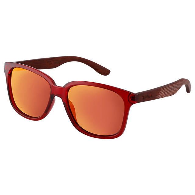 HU WOOD. Gafas de sol de madera de bambú unisex. Polarizadas. UV400