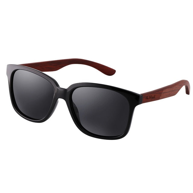 HU WOOD. Gafas de sol de madera de bambú unisex. Polarizadas. UV400