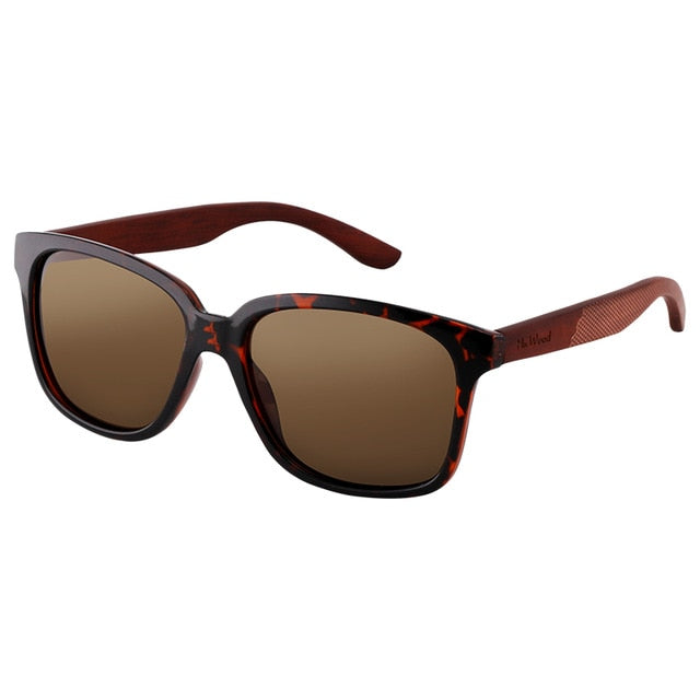 HU WOOD. Gafas de sol de madera de bambú unisex. Polarizadas. UV400