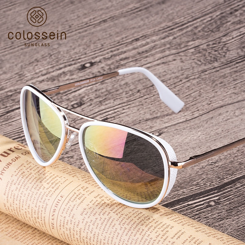 COLOSSEIN. Estilo Pilot. Gafas de sol. Polarizadas. UV400