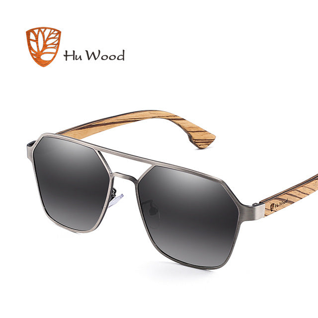 HU WOOD. Gafas de sol de madera de bambú unisex. Polarizadas. UV400
