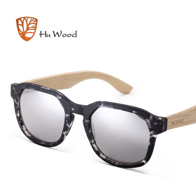 HU WOOD. Gafas de sol de madera de bambú unisex. Polarizadas. UV400