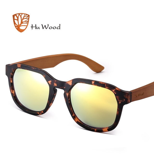 HU WOOD. Gafas de sol de madera de bambú unisex. Polarizadas. UV400