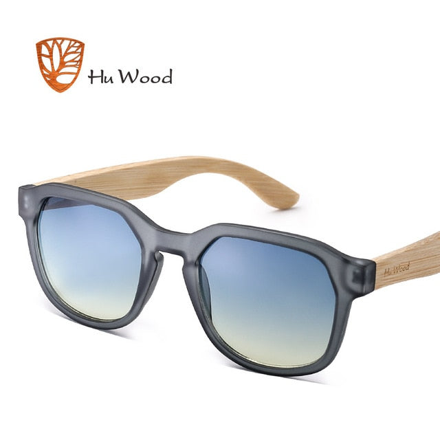 HU WOOD. Gafas de sol de madera de bambú unisex. Polarizadas. UV400
