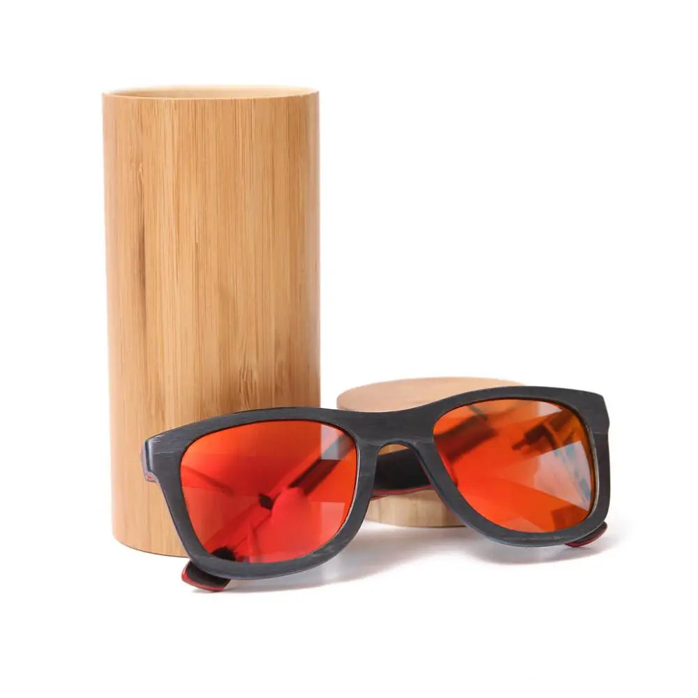 Gafeando “Skate Beach” · Gafas de sol de madera polarizadas UV400