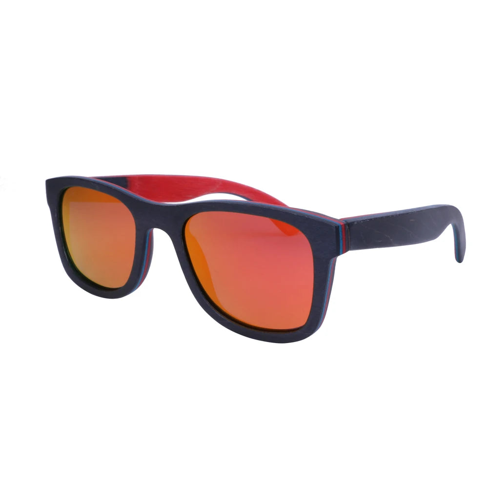 Gafeando “Skate Beach” · Gafas de sol de madera polarizadas UV400