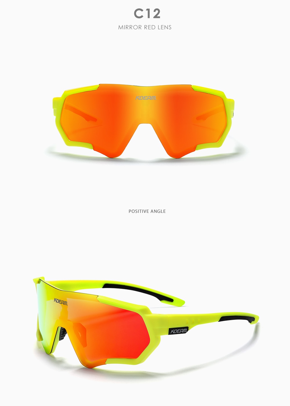 KDEAM. "CYCLING TR90". Polarizadas, Unisex, UV400.