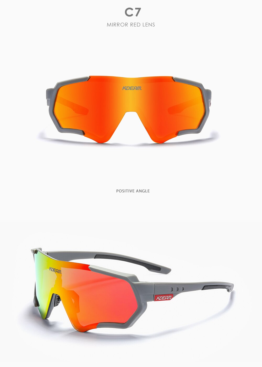 KDEAM. "CYCLING TR90". Polarizadas, Unisex, UV400.