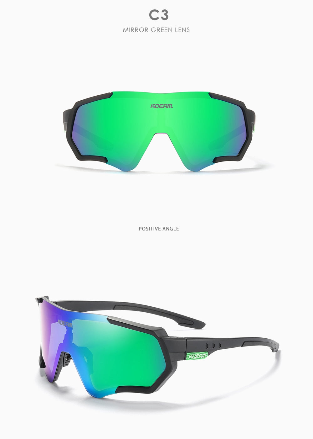 KDEAM. "CYCLING TR90". Polarizadas, Unisex, UV400.