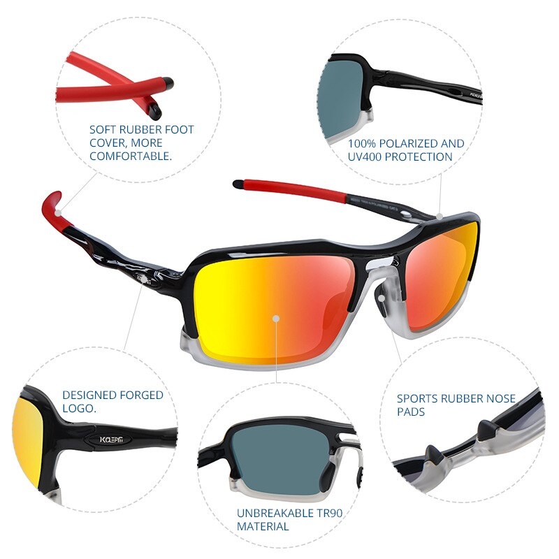 KDEAM TR90. Gafas de sol unisex. Polarizadas. UV400