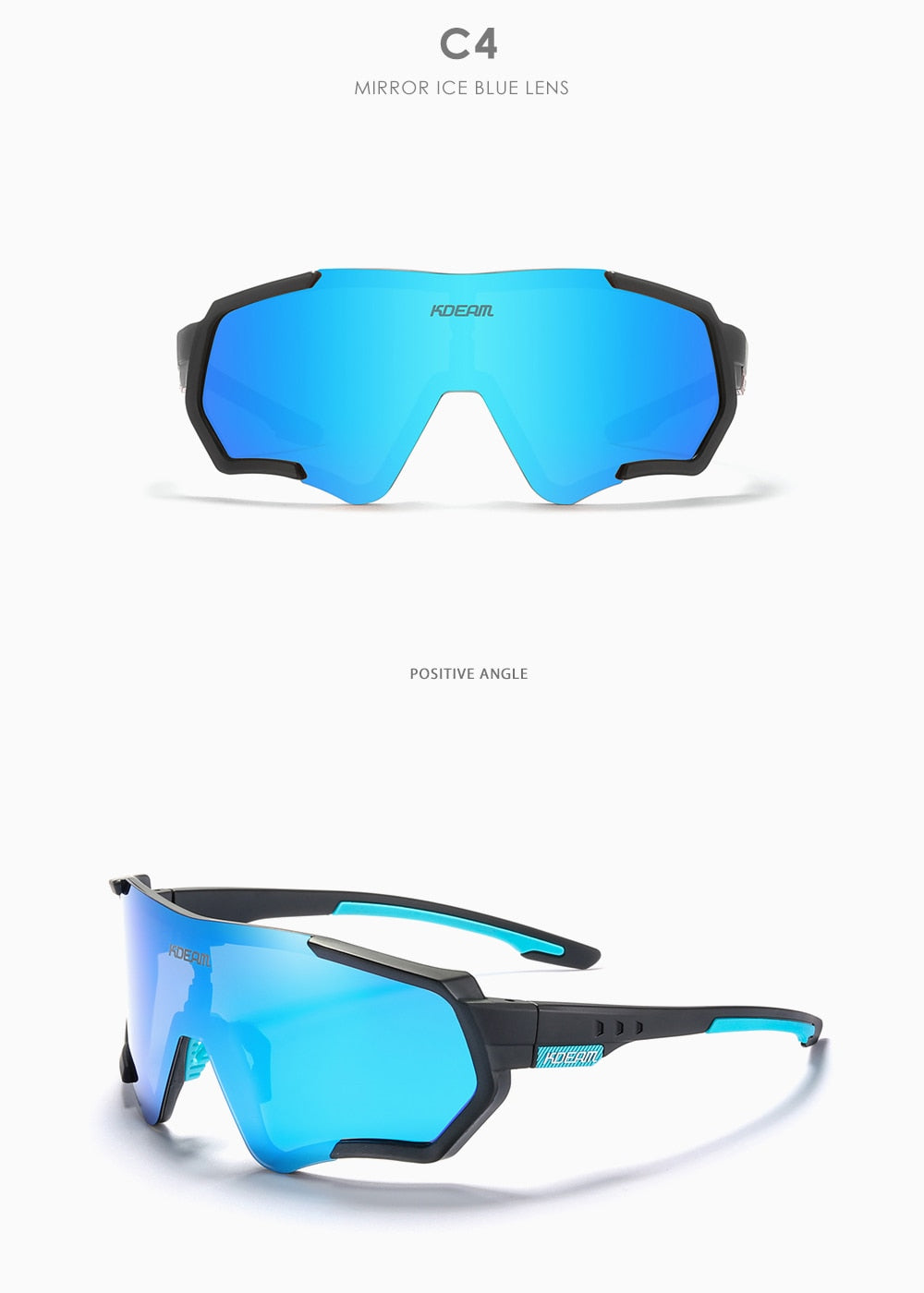 KDEAM. "CYCLING TR90". Polarizadas, Unisex, UV400.