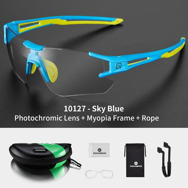 ROCKBROS. Gafas de ciclismo fotocromáticas.