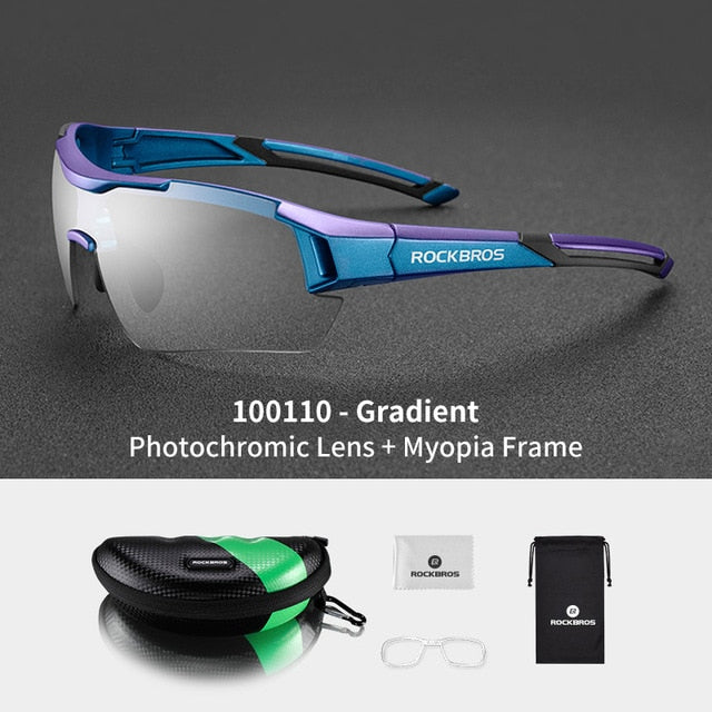 ROCKBROS. Gafas de ciclismo fotocromáticas.