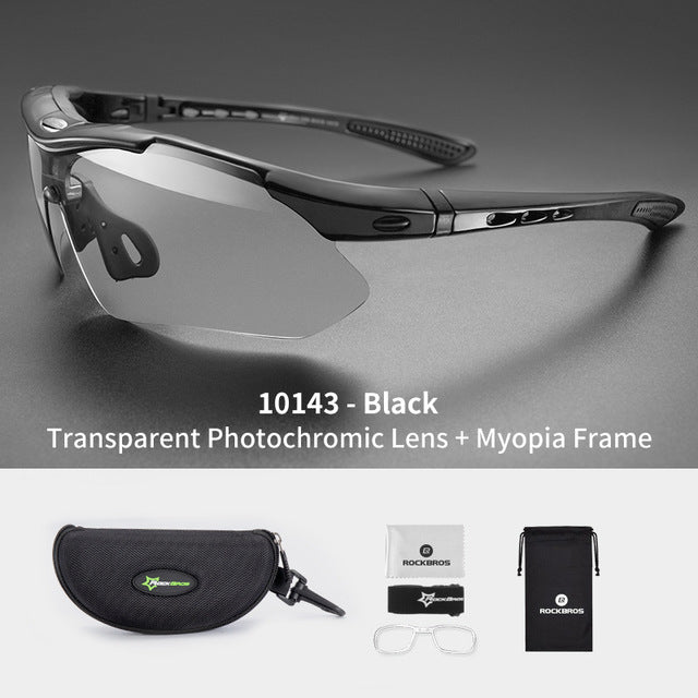 ROCKBROS. Gafas de ciclismo fotocromáticas.