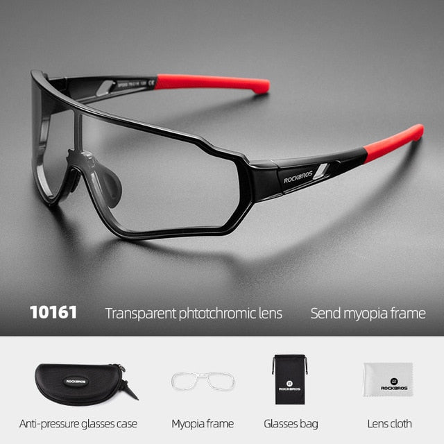 ROCKBROS. Gafas de ciclismo fotocromáticas.