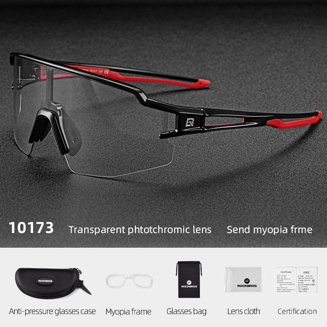 ROCKBROS. Gafas de ciclismo fotocromáticas.