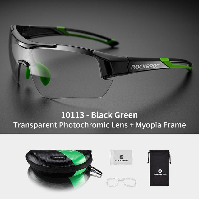 ROCKBROS. Gafas de ciclismo fotocromáticas.