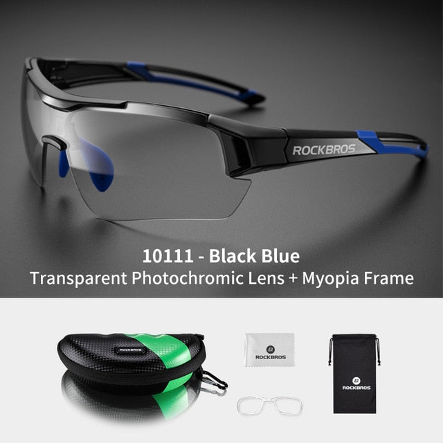 ROCKBROS. Gafas de ciclismo fotocromáticas.
