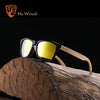 HU WOOD. Gafas de sol de madera de Bamboo para hombre. Modelo GR8012