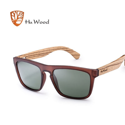 HU WOOD. Gafas de sol de madera de Bambú unisex. Polarizadas. UV400.