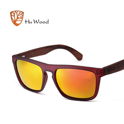 HU WOOD. Gafas de sol de madera de Bambú unisex. Polarizadas. UV400.