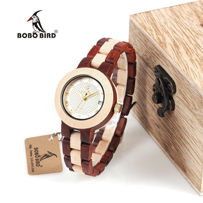 BOBO BIRD. Reloj de madera de mujer.