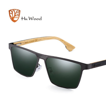 HU WOOD. Gafas de conducción de madera de bambú unisex. Polarizadas. UV400