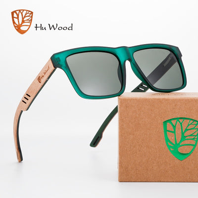 HU WOOD. Gafas de sol de madera de bambú unisex. Polarizadas. UV400.